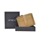 Skyle Portacarte Bifold in Pelle da Donna, Protetto RFID con 9 Scomparti per Carte e Finestra per Documento