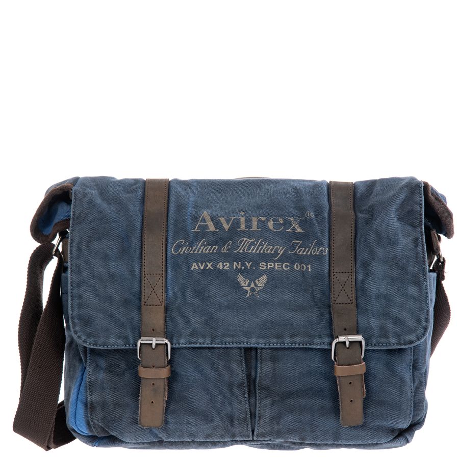 Avirex borse da uomo in pelle o in tessuto vintage, porta PC e tablet